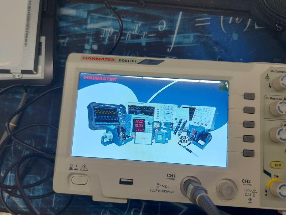 Osciloscop portabil 10MHz / osciloscop  digital 2 canale 110MHz