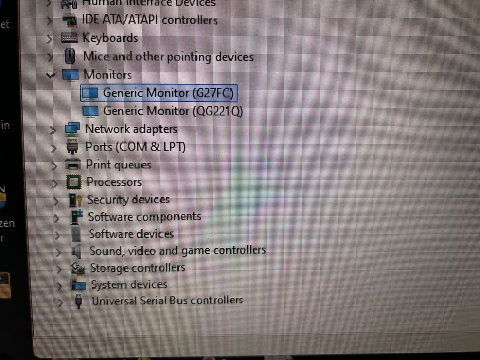 Monitor Gaming 165hz 27inch