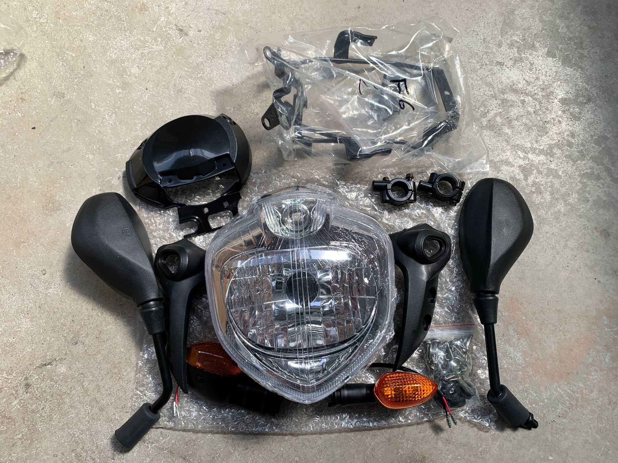 kit far yamaha fz6 S1 S2 2004 2007 cadru de bord ghidon