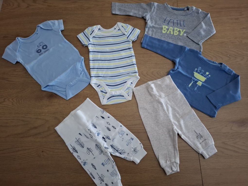 Бебешки дрешки 50, 56, 62см zara, next, benetton, obaibi, HM и др.,