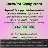 Service laptop pc , instalari Windows , curatare praf laptop si pc