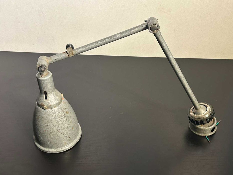 Соц Индустриална Сгъваема Лампа Винтидж