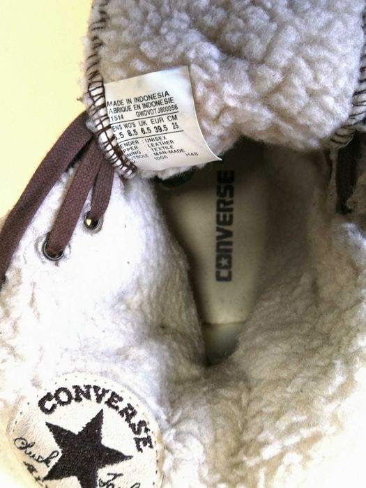 Ghete inalte 39 40 tenisi Piele imblaniti Converse -Indonesia Ca NOI