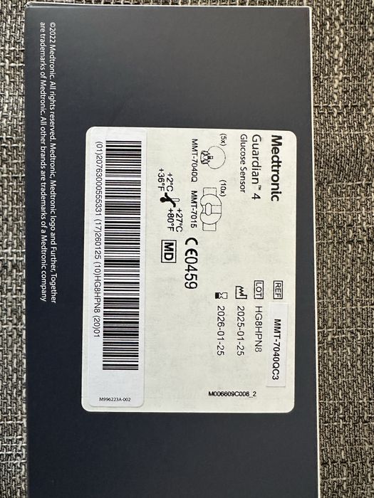Trasmitator Medtronic Guardian 4 si senzori