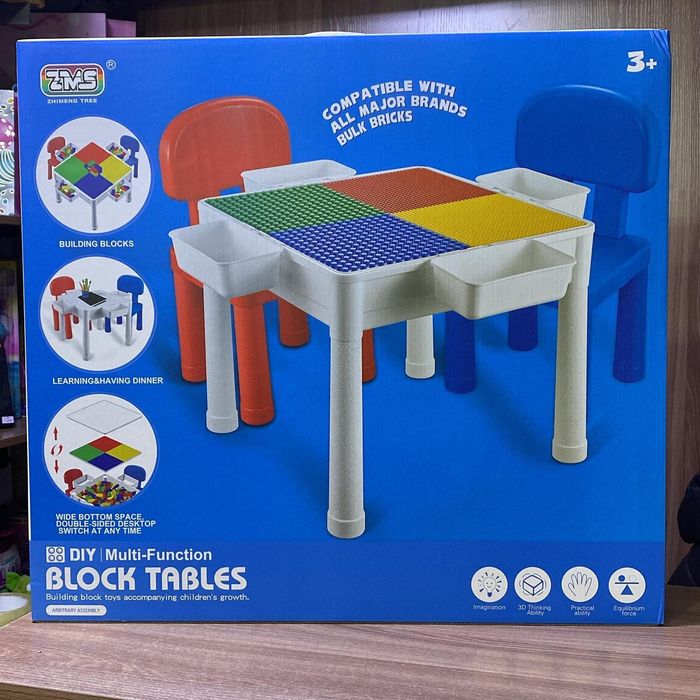 Лего стол с набором конструктора