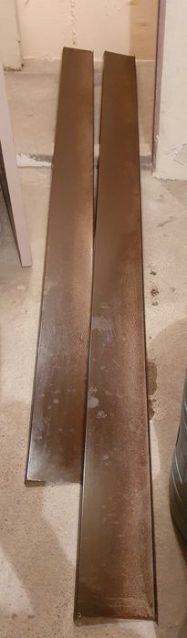 Glaf/pervaz exterior/ interior din aluminiu culoare maro – lățime 18cm