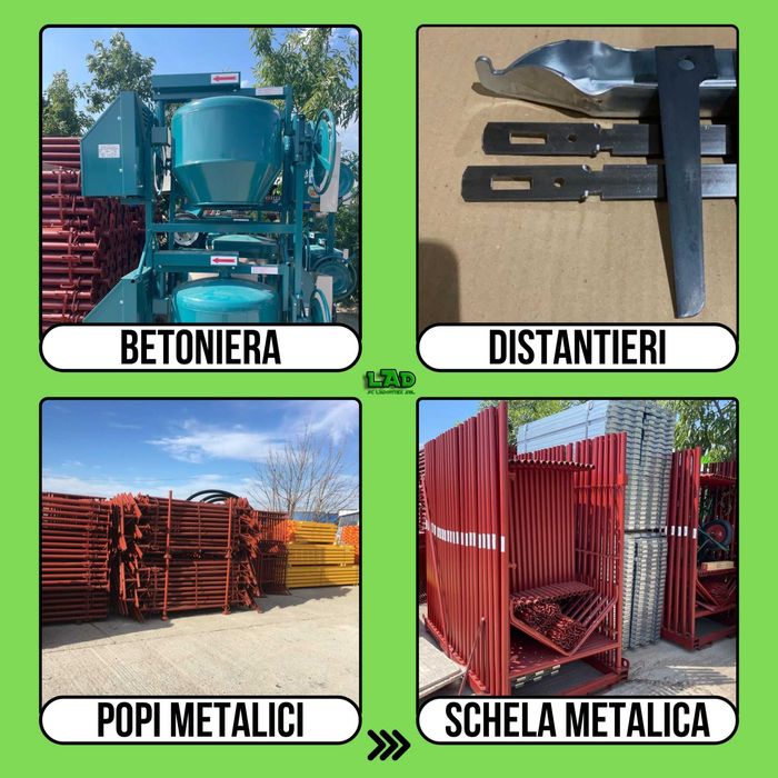 Panouri Tip Doka Kaufmann - Grinda - Popi Metalici + Alte accesorii
