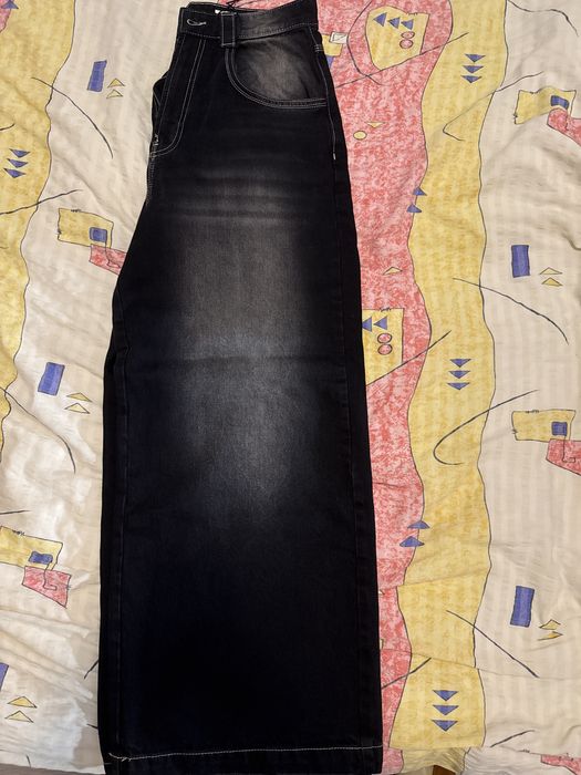 Blugi mega baggy bershka