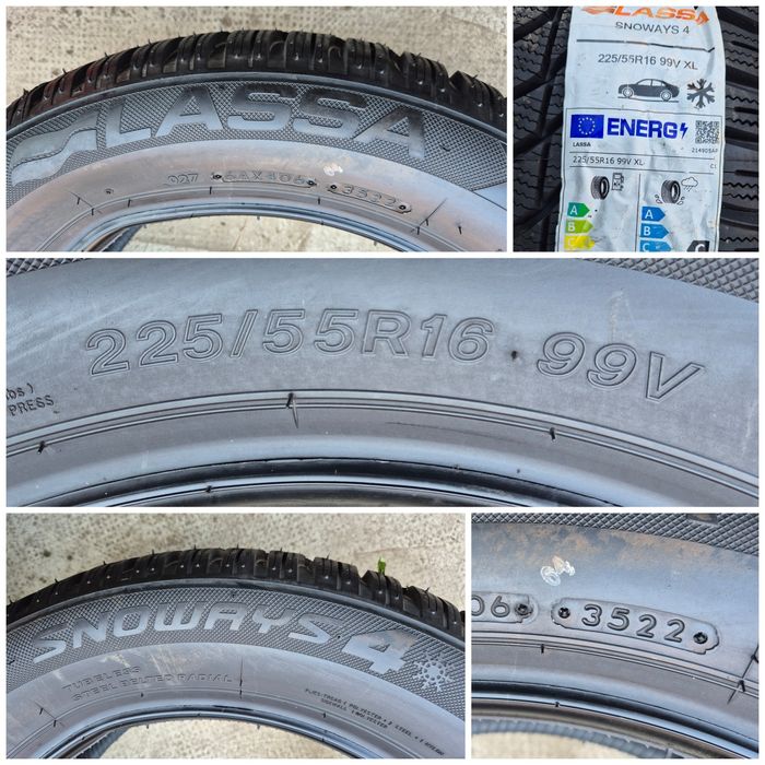 O bucată 225/215 55 R16 M+S iarnă - una Bridgestone Lassa Pirelli
