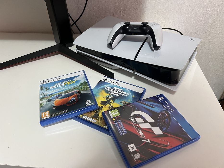 Consola Playstation 5 Slim + 3 Jocuri TOP