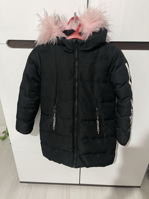 Зимняя длинная куртка для девочки