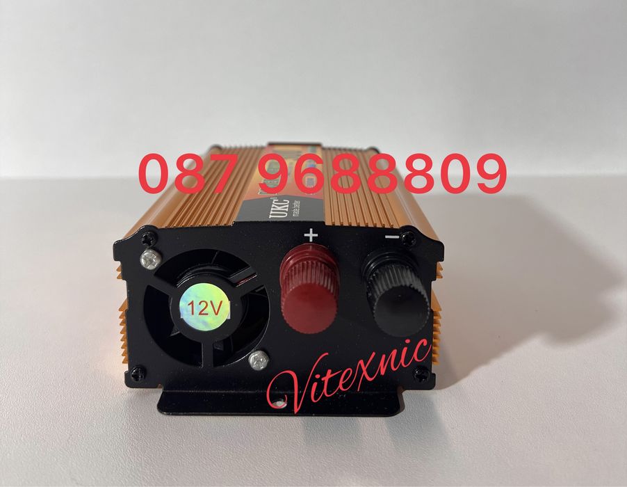 Инвертори 12V24V-220V,300w,500w,1000w,2000w,3000w