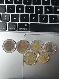 Monede vechi 1 euro/2 euro