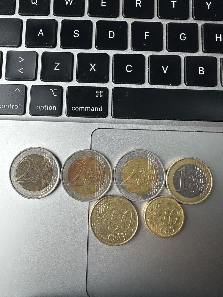 Monede vechi 1 euro/2 euro