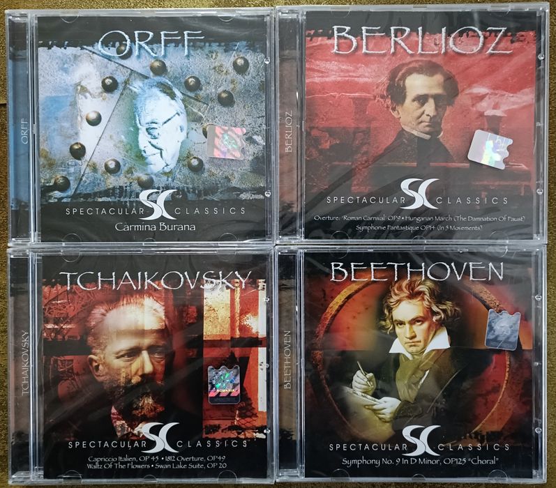 4 CD -uri sigilate cu muzică clasică