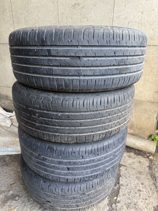 Jante tablă cu anvelope continental vw/skoda/seat R16