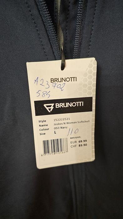 Jacheta Brunotti Dama, size L,Bleumarin ,Impermeabila