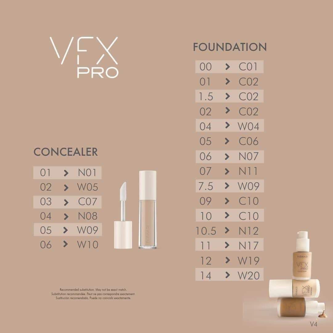 Fond de ten Farmasi VFX Natural Beige