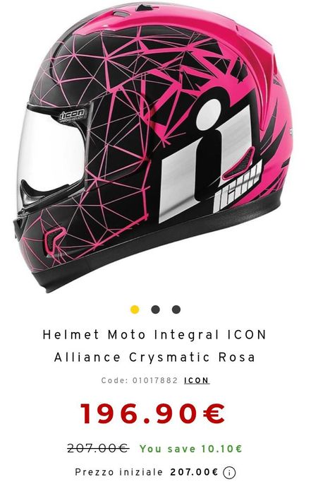 Каска S - 56 икон / icon дамска размер S