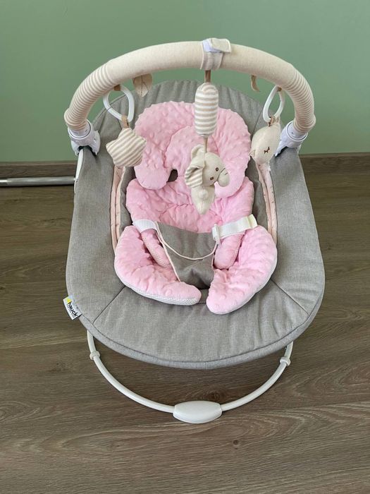 Бебешки шезлонг Hauck Alpha Bouncer 2в1, цвят Powder Bunny Beige