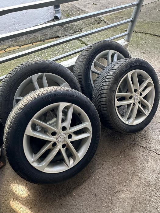 Set Jante Aluminiu + anvelope iarna Mazda 3