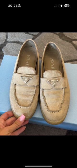 Loafers Prada Bej