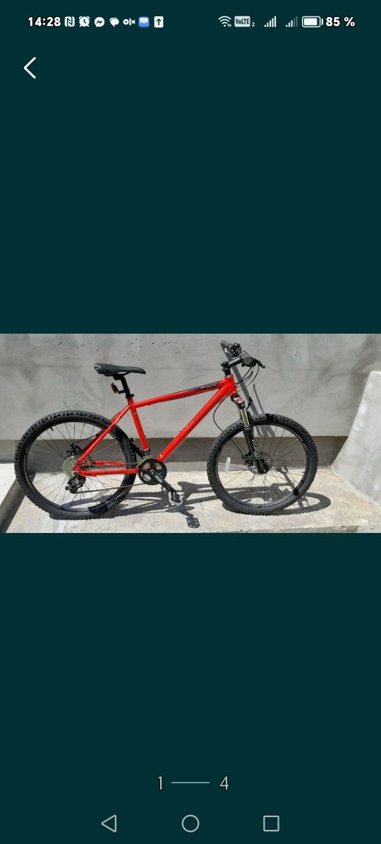 Bicicleta Carrera 26" cadru 18 frane discuri