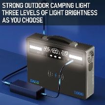 1kw 781wh EAsun Преносима зарядна станция генератор за къмпинг и риба