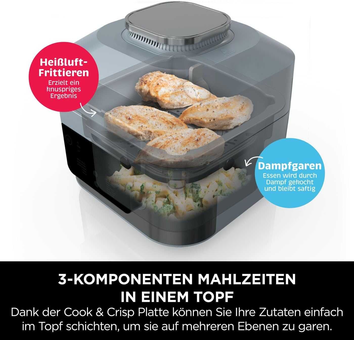 Мултикукър Ninja Speedi Rapid Cooker & Air Fryer ON400EU 10в1