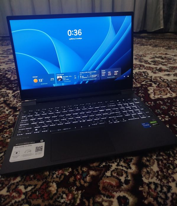Hp Victus Gaming noutbook, oyin, ish va oqush uchun zor