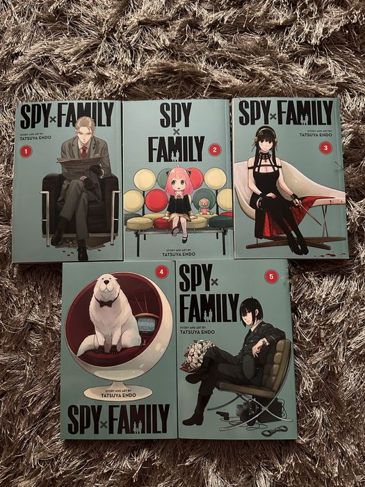 Carti Manga Spy x Family volumele 1-5