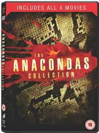 Filme DVD Anaconda 1-4 BoxSet Complete Collection Originale