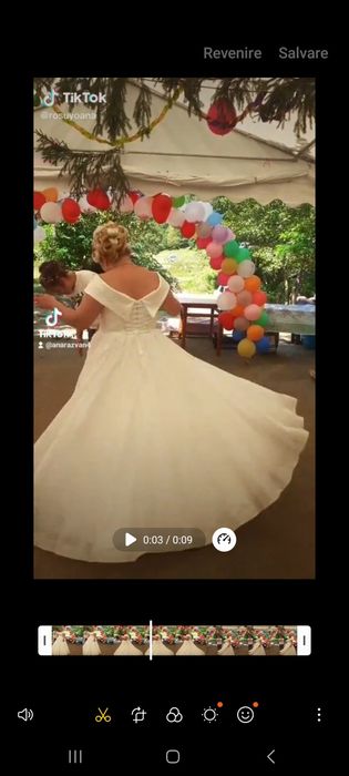 Vând rochie de mireasa