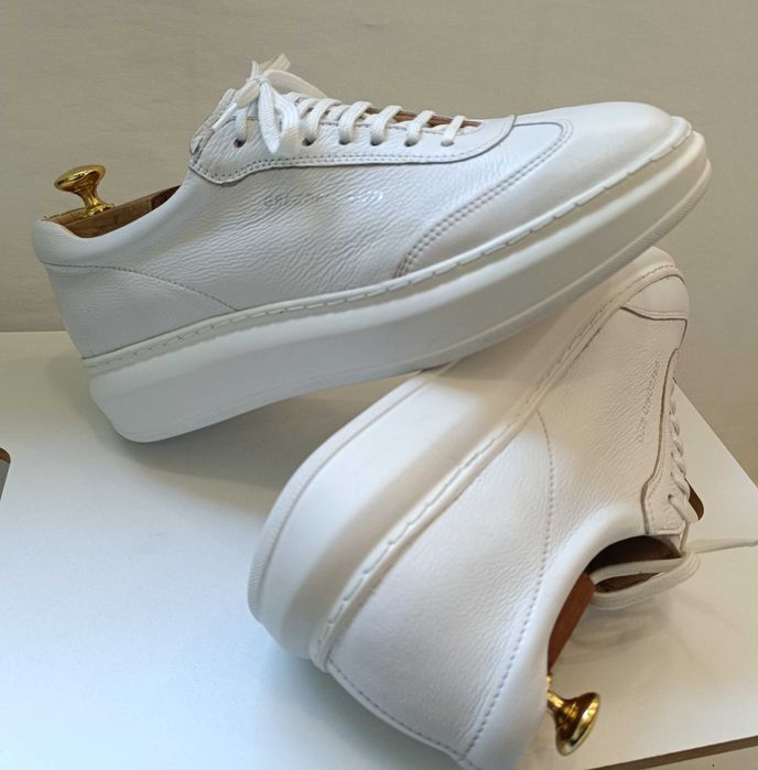 Pantofi sport casual 44 44.5 lucrati manual G. Rizo NOI piele naturala