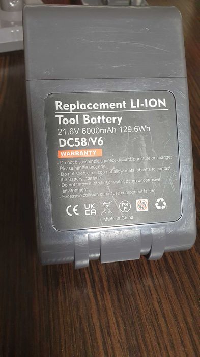 Baterii acumulatori pentru Dyson DC31, DC34, DC35, DC62,58/V6