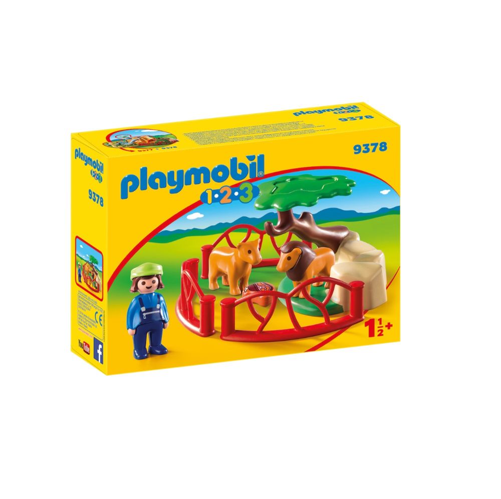 Playmobil 1.2.3 - Клетката на лъвовете