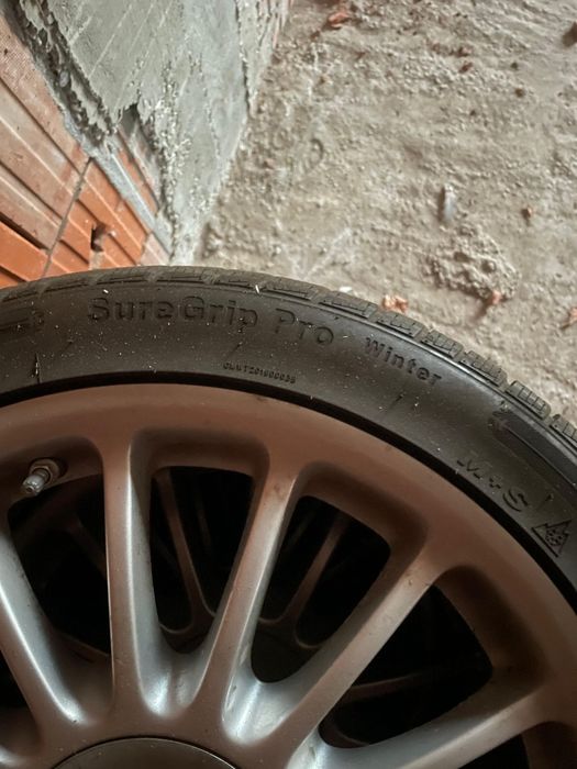 Jante 4x100 R17 cu anvelope de iarna