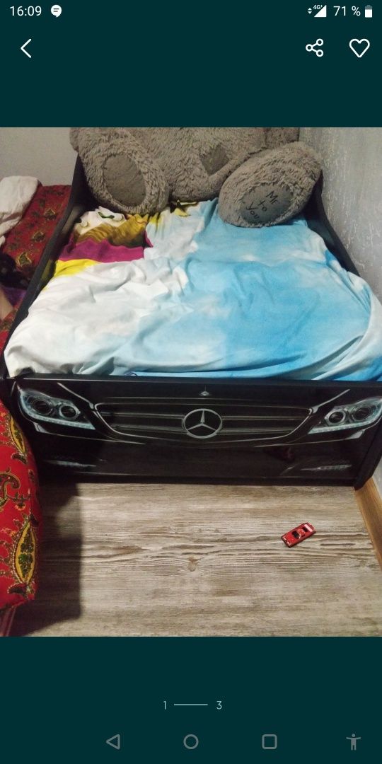 Машинка кровать для мальчика