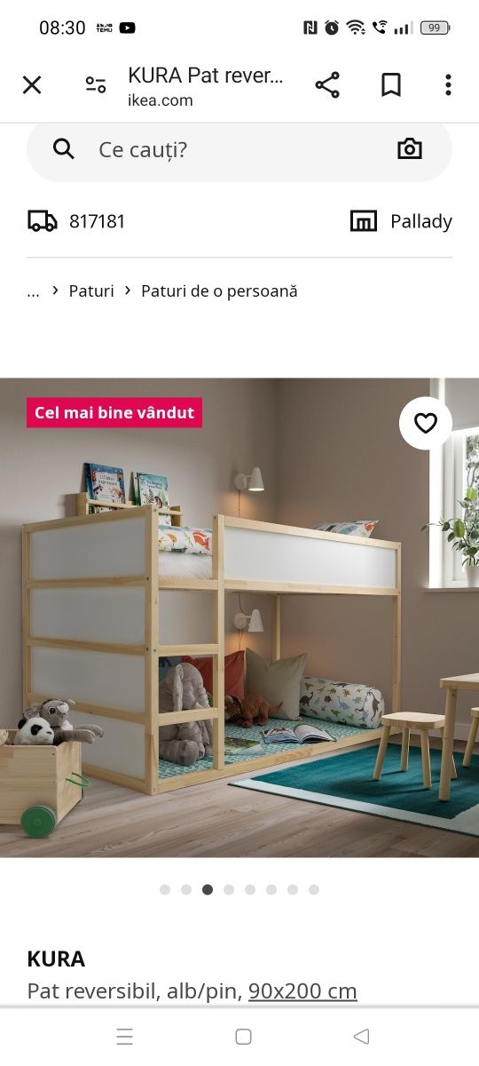 Pat etajat Ikea Kura