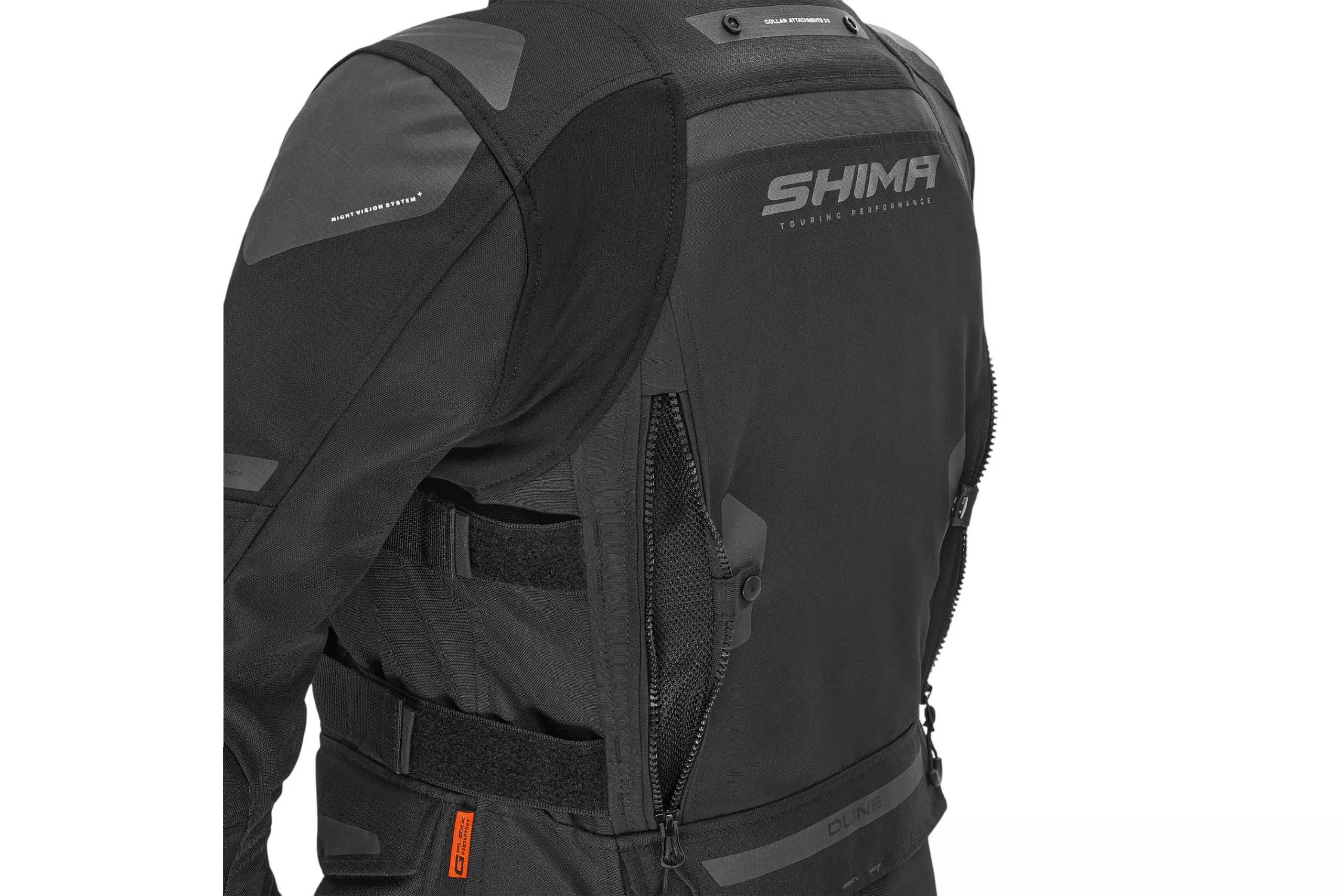 Дамско текстилно мото яке  SHIMA DUNE WP Black/Gray