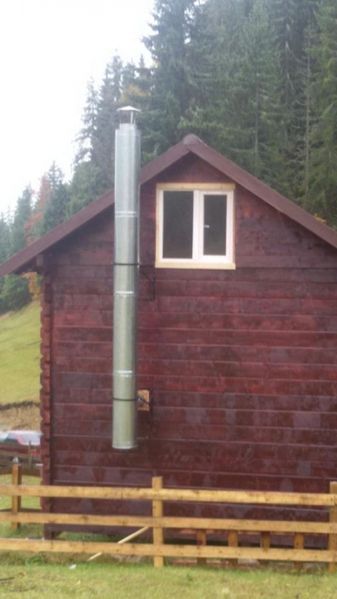 Horn,Cosuri de fum din inox dublu izolate