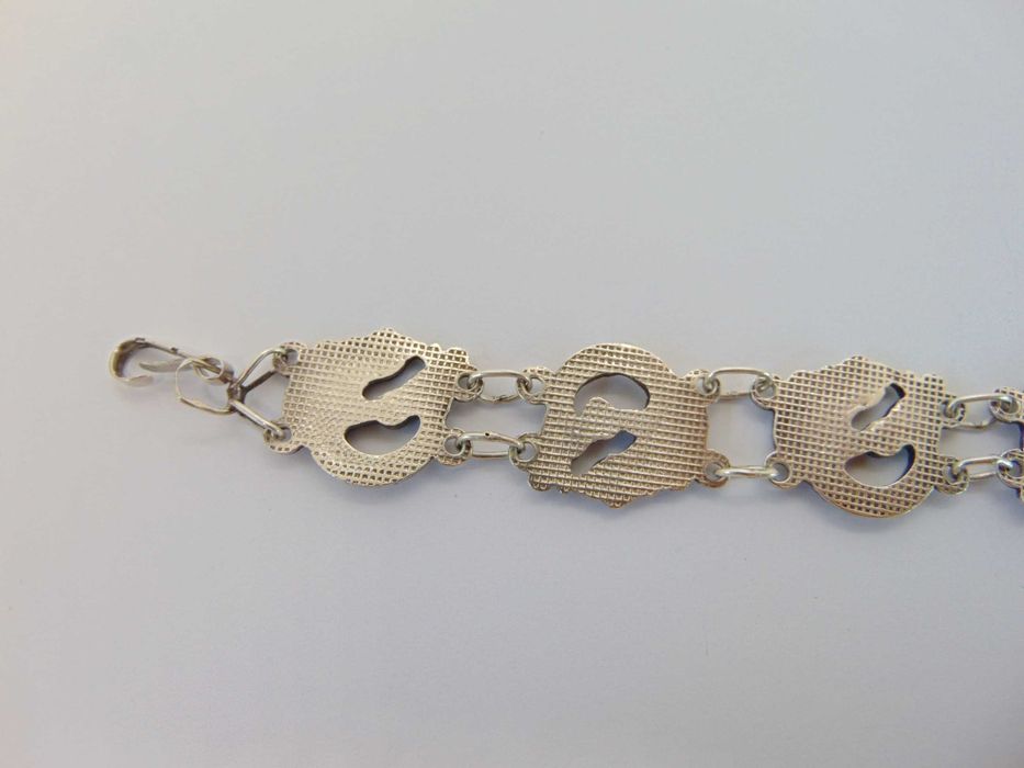 Bratara dragoni din argint