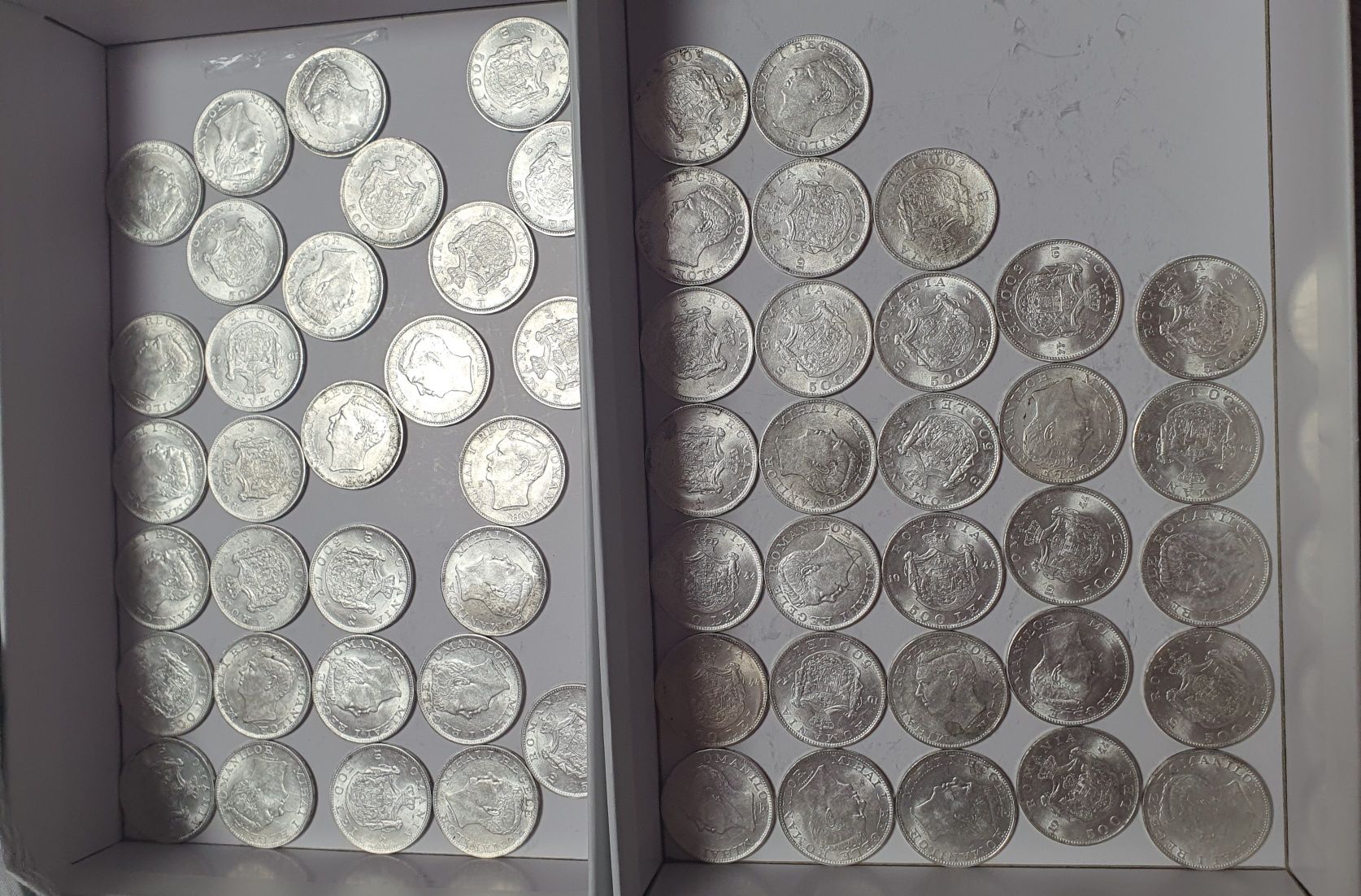 Vand lot 60 monede argint istorice
