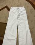 Pantaloni albi chino Zara marimea 40