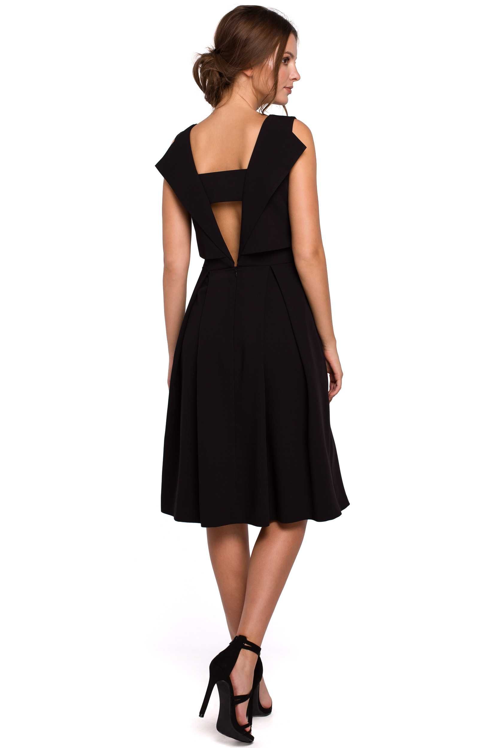 Rochie neagra cu spatele gol - marimea L