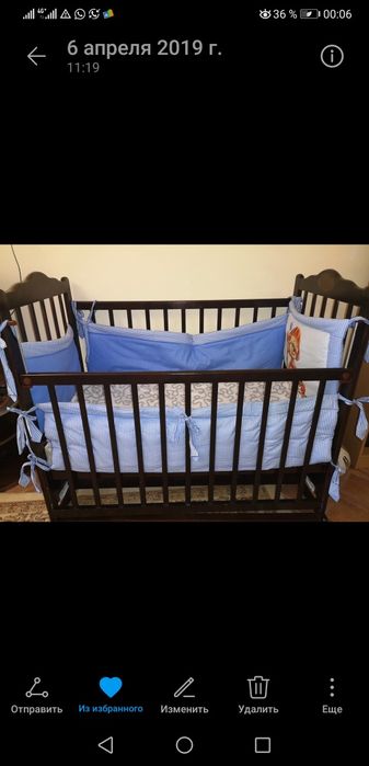 Детская кроватка