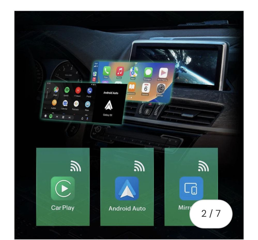 BMW Apple CarPlay MMI box интерфейс бмв F01 F10 F15 F30Android Auto