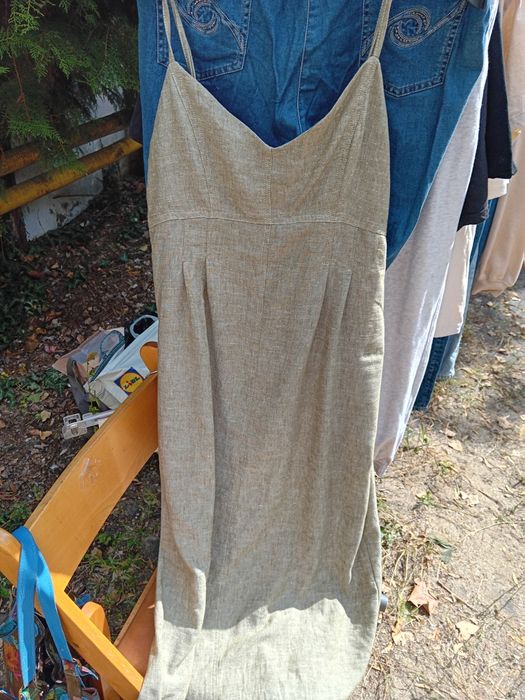 Rochie de zi pull and bear verde