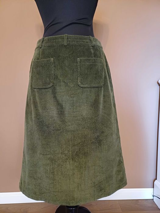 Fusta velur kaki Comptoir des cotonniers