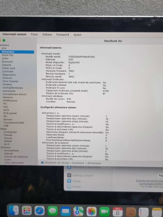 MacBook Air i3  2020 Bmg Amanet 95062